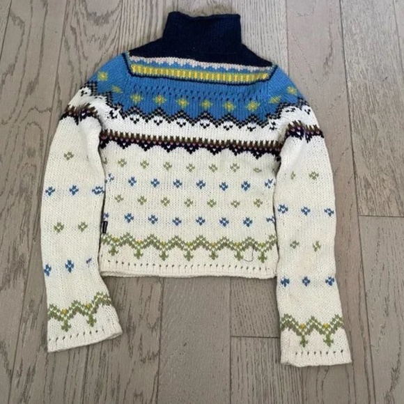 Abercrombie & Fitch Sweaters - New Abercrombie & Fitch fairisle 40% lambswool S  VINTAGE rare
